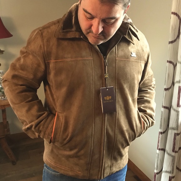 emporio suede jacket